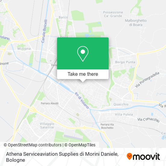 Athena Serviceaviation Supplies di Morini Daniele map
