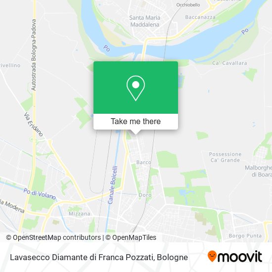 Lavasecco Diamante di Franca Pozzati map