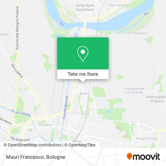 Mauri Francesco map