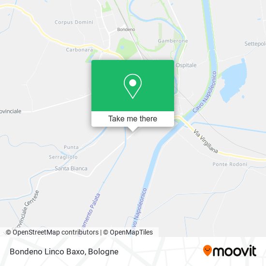 Bondeno Linco Baxo map