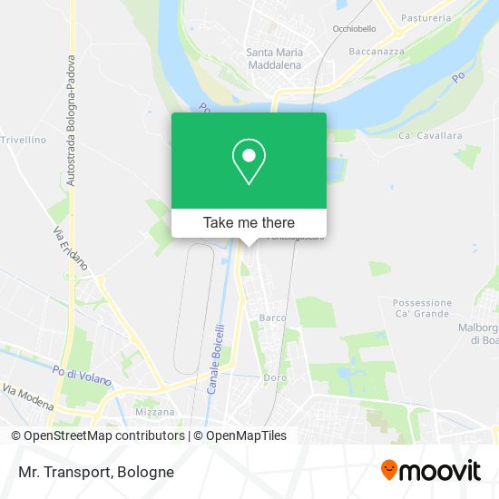 Mr. Transport map