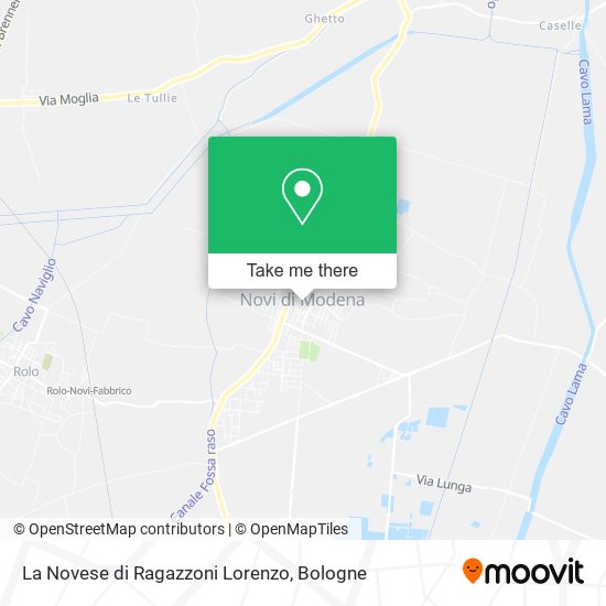 La Novese di Ragazzoni Lorenzo map