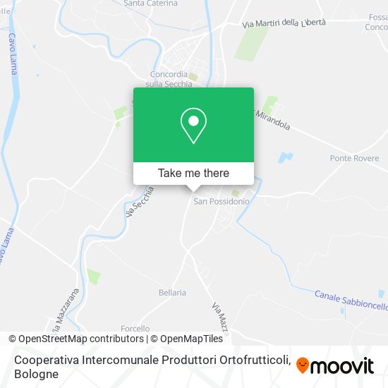 Cooperativa Intercomunale Produttori Ortofrutticoli map
