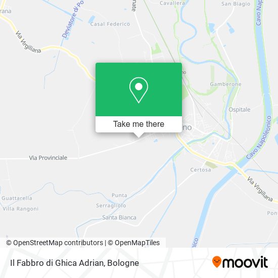 Il Fabbro di Ghica Adrian map