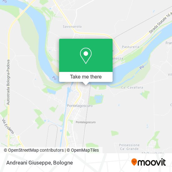 Andreani Giuseppe map