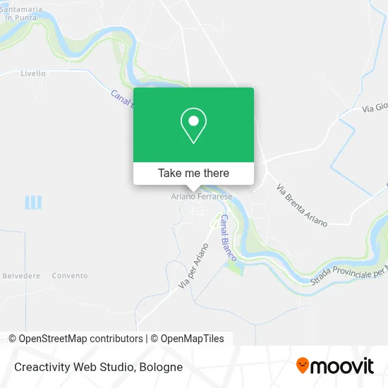Creactivity Web Studio map