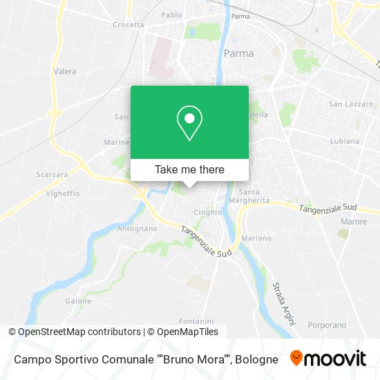 Campo Sportivo Comunale ""Bruno Mora"" map