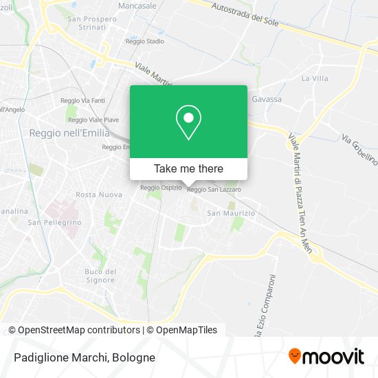 Padiglione Marchi map