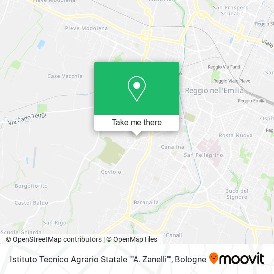 Istituto Tecnico Agrario Statale ""A. Zanelli"" map