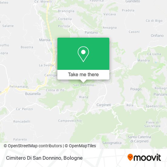 Cimitero Di San Donnino map