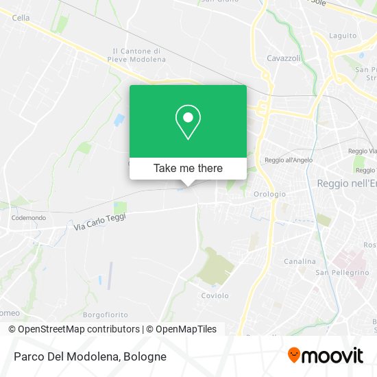 Parco Del Modolena map