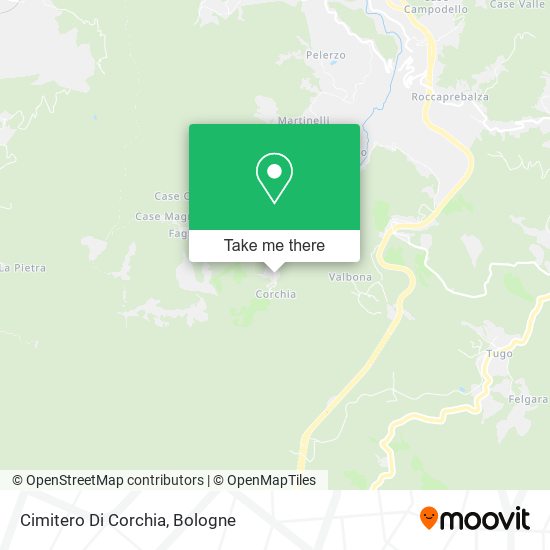 Cimitero Di Corchia map