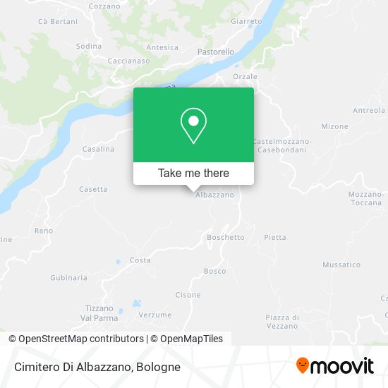 Cimitero Di Albazzano map