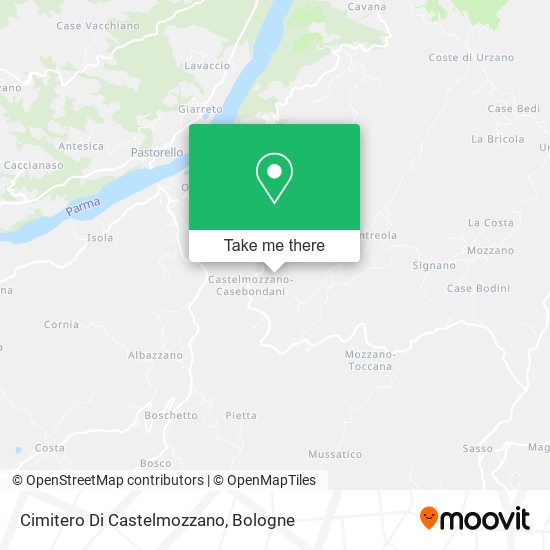 Cimitero Di Castelmozzano map