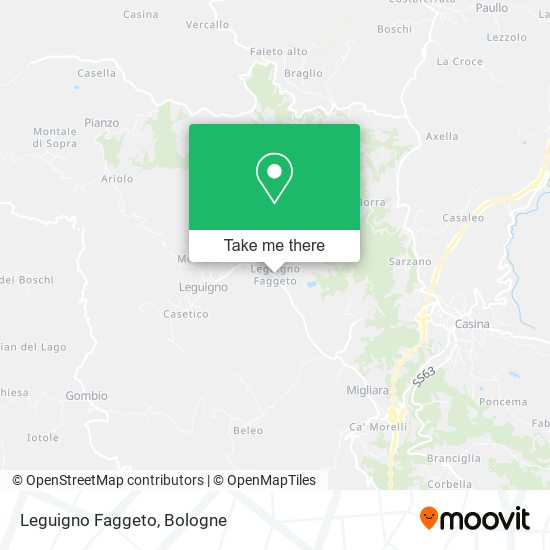 Leguigno Faggeto map