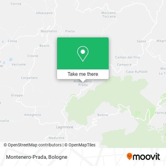 Montenero-Prada map