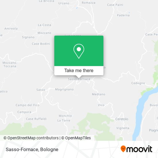 Sasso-Fornace map