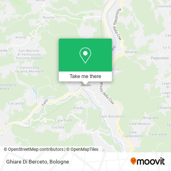 Ghiare Di Berceto map