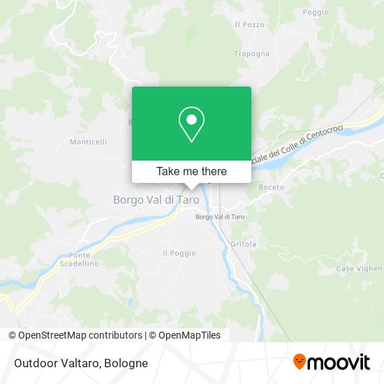 Outdoor Valtaro map