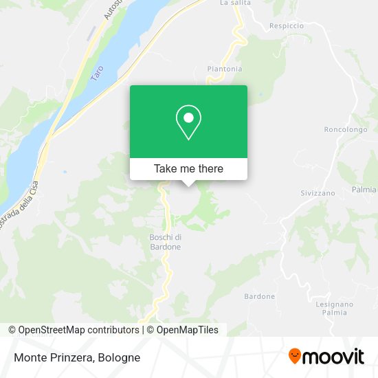 Monte Prinzera map