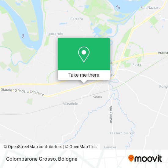 Colombarone Grosso map