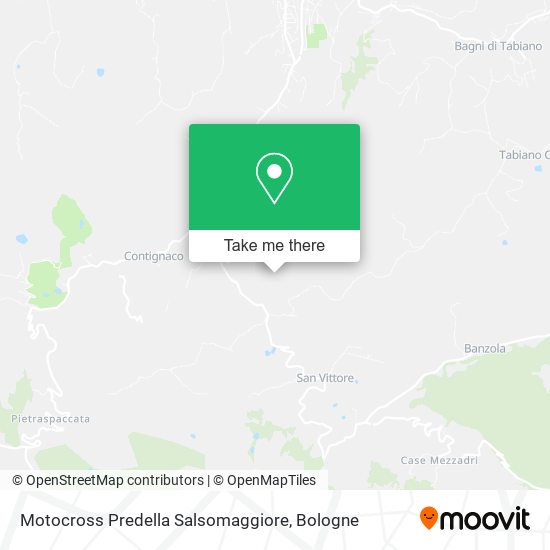 Motocross Predella Salsomaggiore map