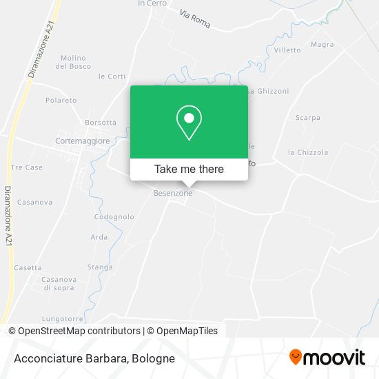 Acconciature Barbara map