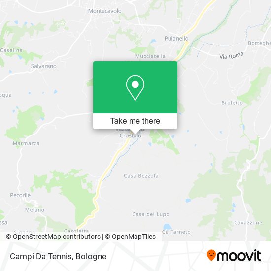 Campi Da Tennis map