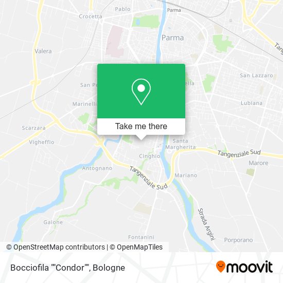 Bocciofila ""Condor"" map