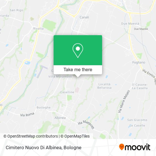 Cimitero Nuovo Di Albinea map