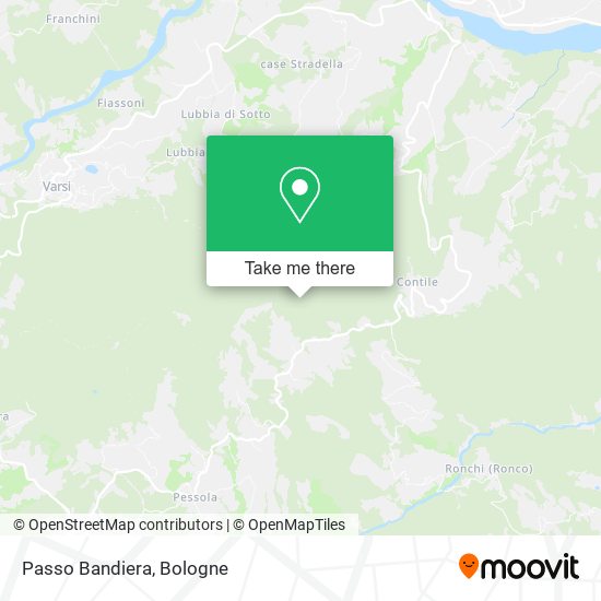Passo Bandiera map