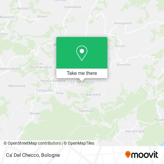 Ca' Del Checco map