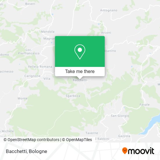 Bacchetti map