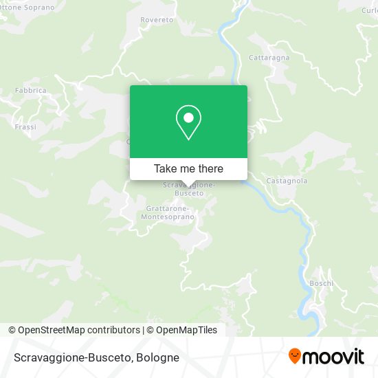 Scravaggione-Busceto map