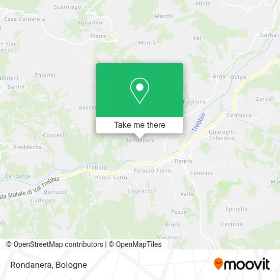 Rondanera map