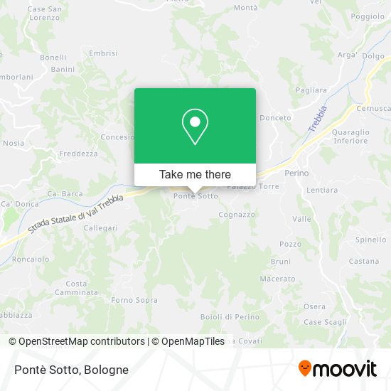 Pontè Sotto map