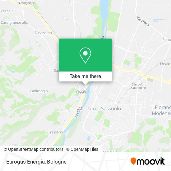 Eurogas Energia map