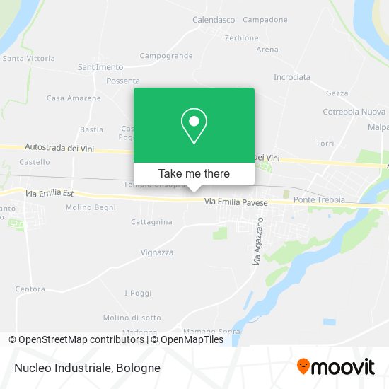 Nucleo Industriale map