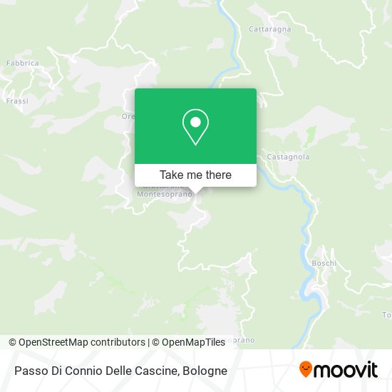 Passo Di Connio Delle Cascine map