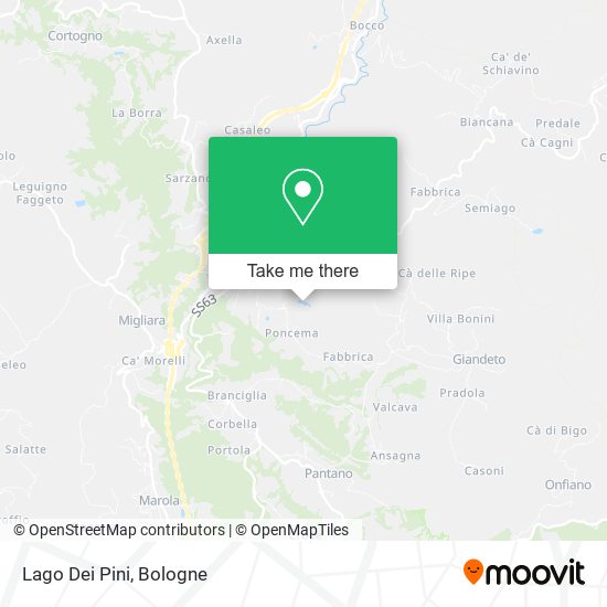 Lago Dei Pini map