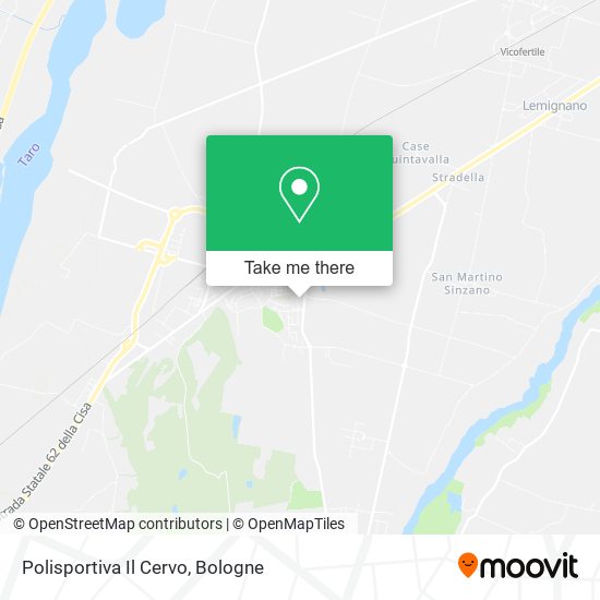 Polisportiva Il Cervo map