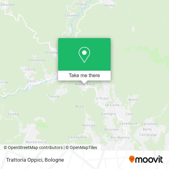 Trattoria Oppici map