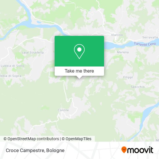 Croce Campestre map