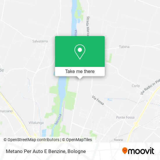 Metano Per Auto E Benzine map