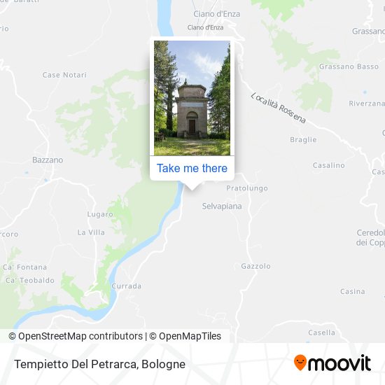Tempietto Del Petrarca map
