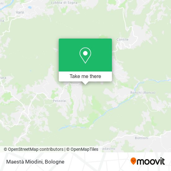 Maestà Miodini map