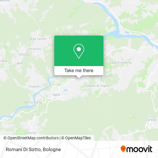 Romani Di Sotto map