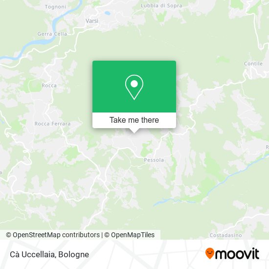 Cà Uccellaia map