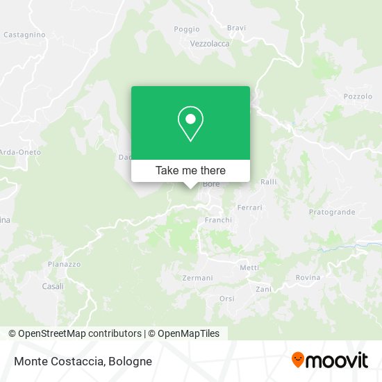 Monte Costaccia map