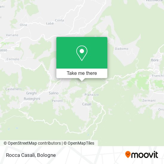 Rocca Casali map